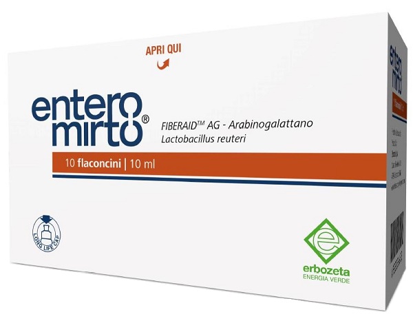 ENTERO MIRTO 10 FLACONCINI DA 10 ML - Fontenova srl