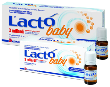 LACTO BABY 12 FLACONCINI 3 MILIARDI 10 ML - Fontenova srl