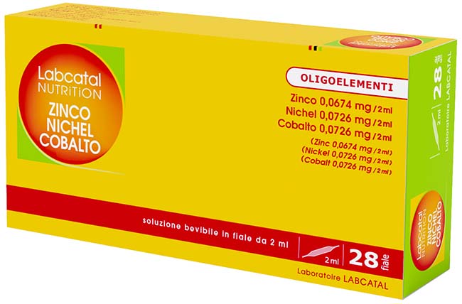 LABCATAL NUTRITION ZINCO/NICHEL/COBALTO 28 FIALE 2 ML - Fontenova srl