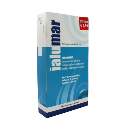SOLUZIONE ISOTONICA IALUMAR 20 FLACONCINI MONODOSE 5 ML - Fontenova srl