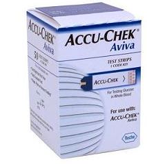 STRISCE MISURAZIONE GLICEMIA ACCU-CHEK AVIVA BRK RETAIL 50 PEZZI - Fontenova srl