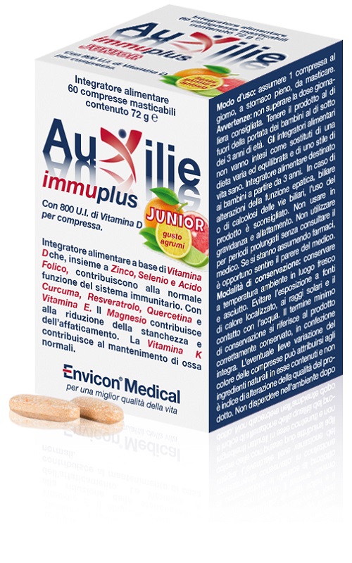AUXILIE IMMUPLUS JUNIOR 30 COMPRESSE - Fontenova srl