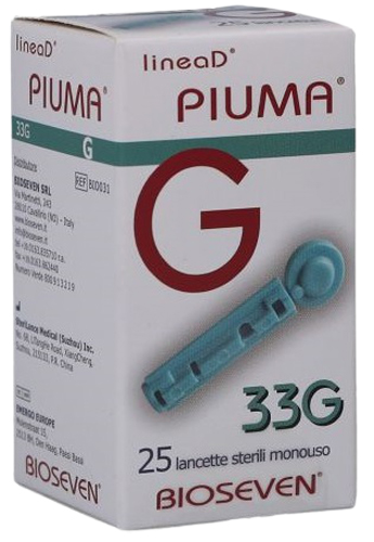 LANCETTE PUNGIDITO LINEA D PIUMA GAUGE 33 25 PEZZI - Fontenova srl