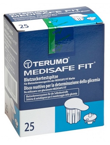 DISCO PER LA DETERMINAZIONE GLICEMIA MEDISAFE FIT CONFEZIONE RETAIL 25 PEZZI - Fontenova srl