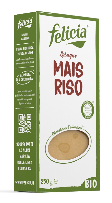 FELICIA PASTA BIOLOGICA MAIS/RISO LASAGNE 250 G - Fontenova srl