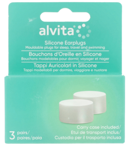 ALVITA TAPPI AURICOLARI IN SILICONE MODELLABILE 3 PAIA RIUTILIZZABILI - Fontenova srl