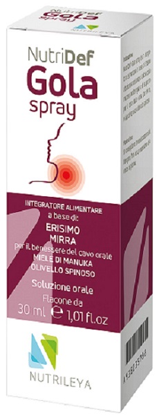 NUTRIDEF GOLA SPRAY 30 ML - Fontenova srl