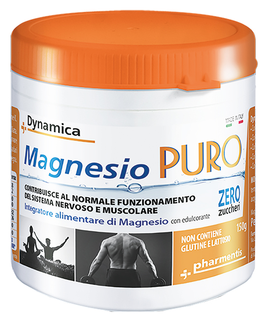 DYNAMICA MAGNESIO PURO POLVERE 150 G SENZA ZUCCHERI - Fontenova srl