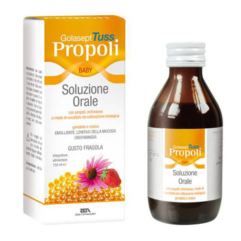 GOLASEPT TUSS PROPOLI BABY SOLUZIONE ORALE 150 ML - Fontenova srl