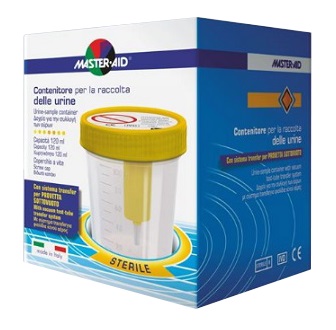 CONTENITORE RACCOLTA URINA SOTTOVUOTO MASTER-AID 120 ML - Fontenova srl
