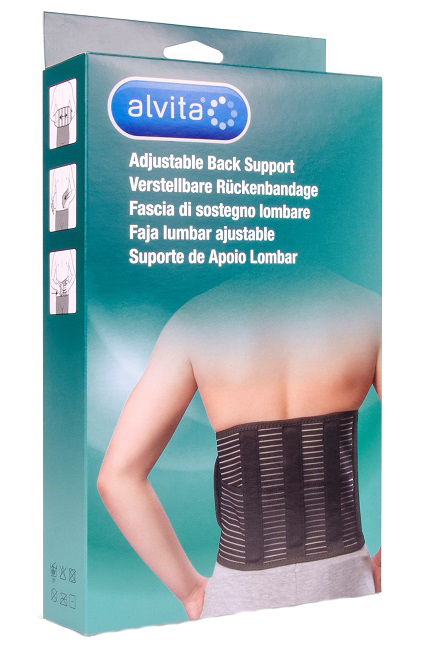 ALVITA FASCIA LOMBARE MISURA 1 CIRCONFERENZA 80-100 CM - Fontenova srl