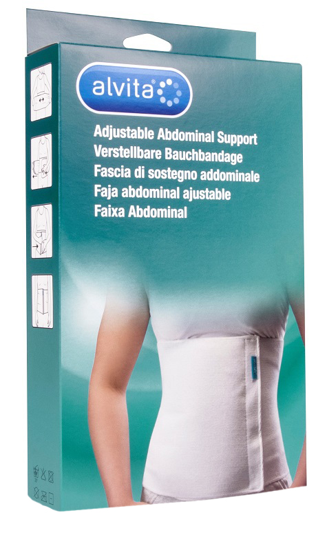 ALVITA FASCIA ADDOMINALE MISURA 2 CIRCONFERENZA 95-100 CM - Fontenova srl