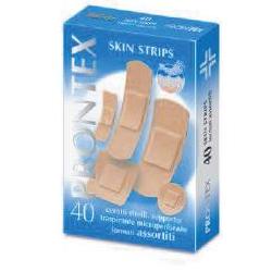 CEROTTO PRONTEX SKIN STRIPS 6 FORMATI ASSORTITI ASTUCCIO 40 PEZZI - Fontenova srl