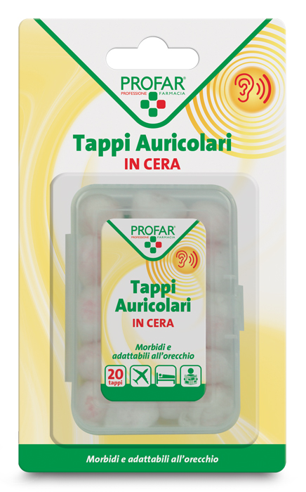 TAPPI AURICOLARI IN CERA 20 PEZZI PROFAR - Fontenova srl