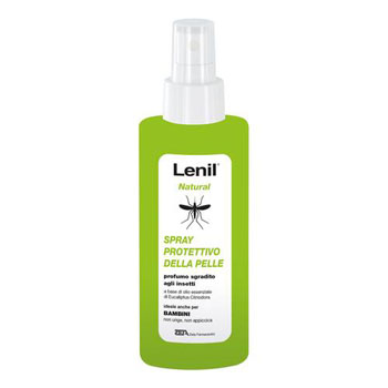 LENIL NATURAL SOLUZIONE ANTIZANZARA IN FLACONE + POMPA SPRAY 100 ML - Fontenova srl