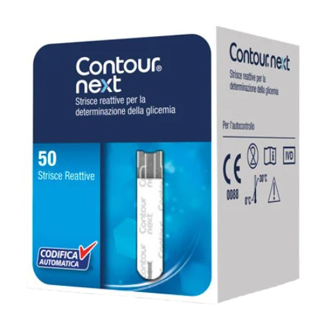 CONTOUR GLICEMIA STRISCE REATTIVE 50 PEZZI - Fontenova srl