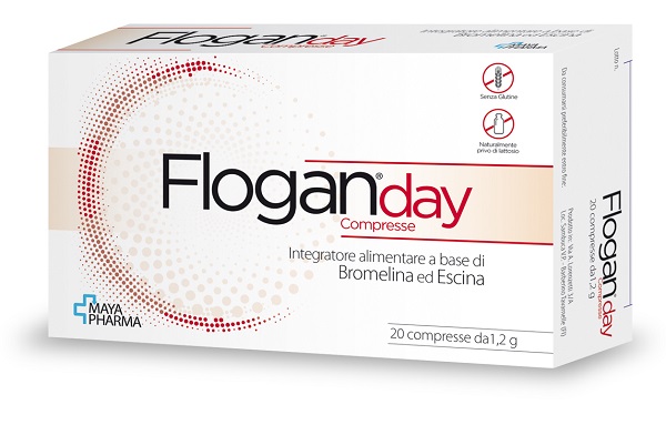 FLOGAN DAY 20 COMPRESSE SENZA GLUTINE NATURALMENTE PRIVO DI LATTOSIO - Fontenova srl