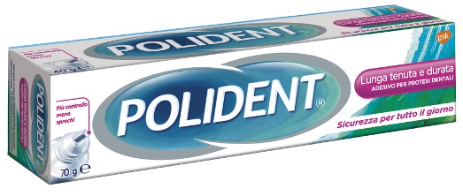 ADESIVO PROTESI DENTALI POLIDENT LUNGA TENUTA 70 G - Fontenova srl