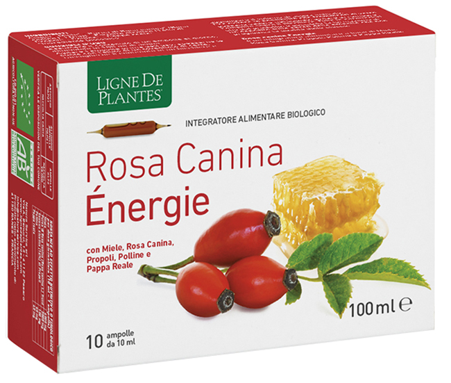 ROSA CANINA ENERGIE BIOLOGICO 10 AMPOLLE BEVIBILI DA 10 ML - Fontenova srl
