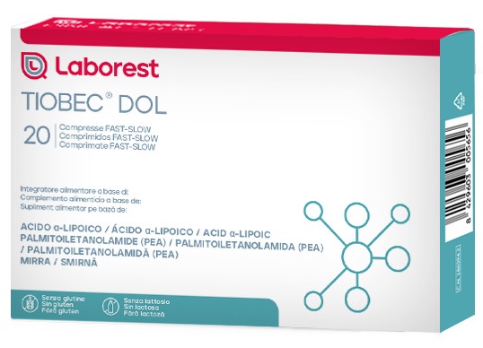 TIOBEC DOL 20 COMPRESSE DA 1455 MG - Fontenova srl