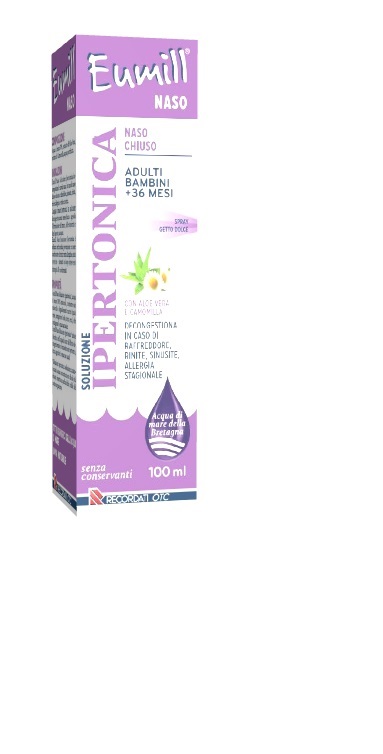 EUMILL NASO SPRAY SOLUZIONE IPERTONICA 100 ML - Fontenova srl