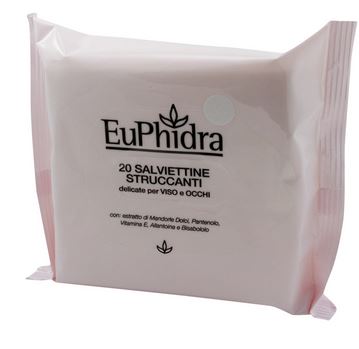 EUPHIDRA SALVIETTINE STRUCCANTI 20 PEZZI - Fontenova srl