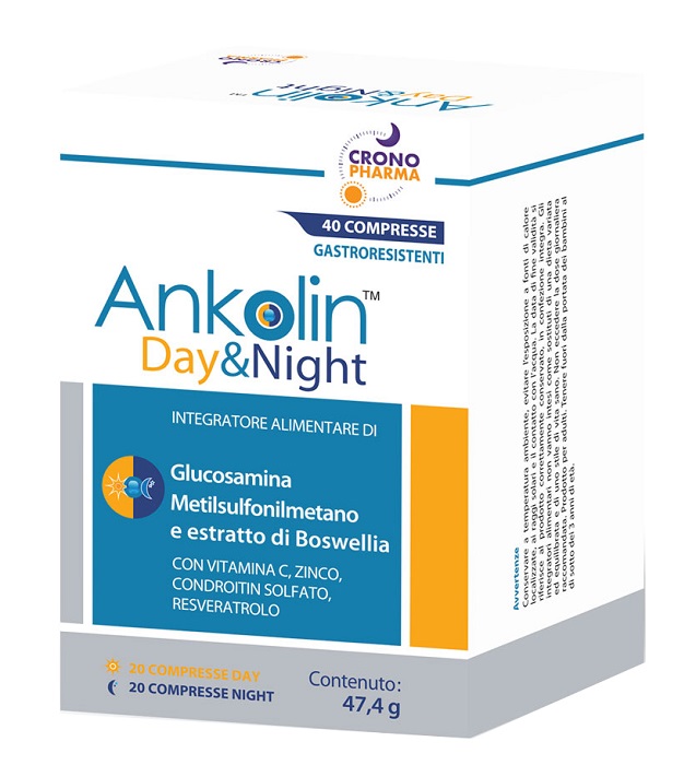 ANKOLIN DAY&NIGHT 20 COMPRESSE GASTRORESISTENTI DAY + 20 COMPRESSE GASTRORESISTENTI NIGHT - Fontenova srl