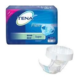 PANNOLONE A CINTURA PER INCONTINENZA TENA FLEX SUPER EXTRA LARGE 30 PEZZI - Fontenova srl
