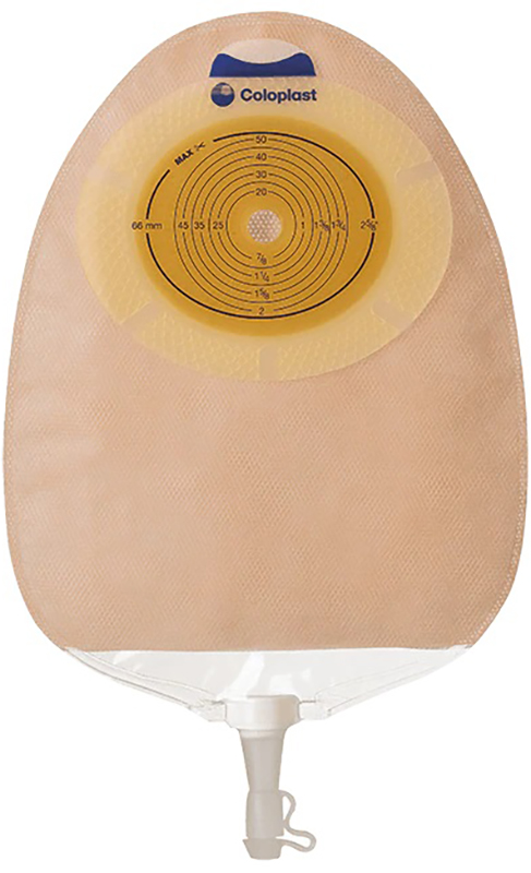 SACCA TRASPARENTE SISTEMA MONOPEZZO PER UROSTOMIA CON MULTICHAMBER SENSURA RITAGLIABILE 15/33 MM MAXI 400 ML 10 PEZZI - Fontenova srl