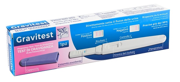 TEST GRAVIDANZA GRAVITEST 1 PEZZO GAMMADIS - Fontenova srl