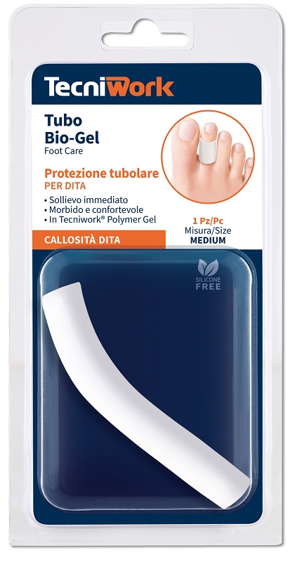 BIOGEL FASCETTA TUBOLARE GEL DITA PIEDI MEDIUM 1 PEZZO - Fontenova srl
