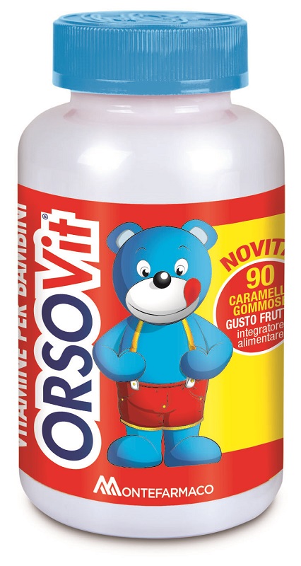 ORSOVIT CARAMELLE GOMMOSE 90 PEZZI - Fontenova srl