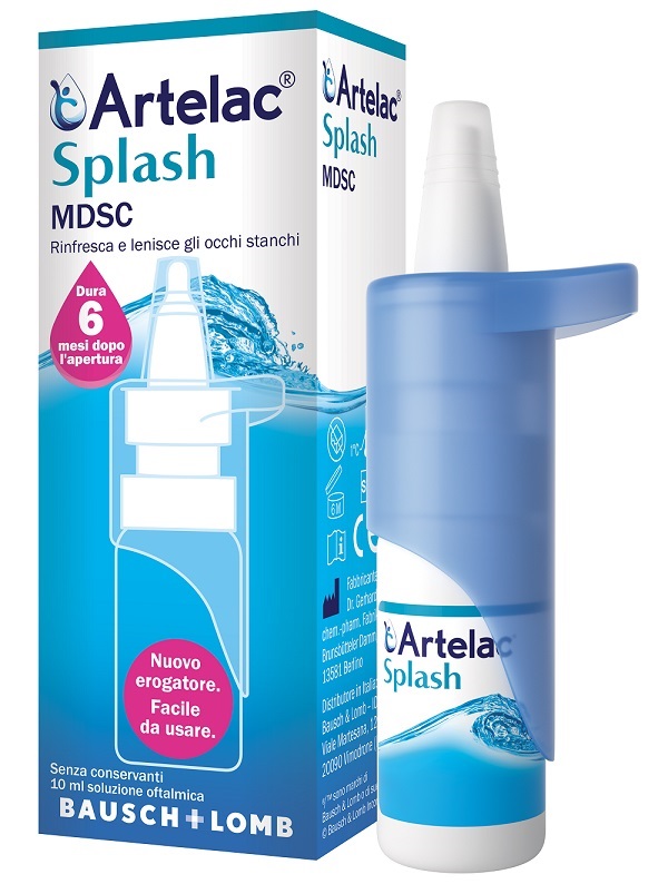 ARTELAC SPLASH MULTIDOSE GOCCE OCULARI FLACONE 10 ML - Fontenova srl