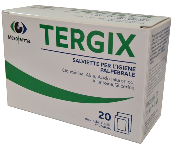 SALVIETTINA MONOUSO STERILI TERGIX PER IL TRATTAMENTO DELLA ZONA PERIOCULARE 20 PEZZI - Fontenova srl