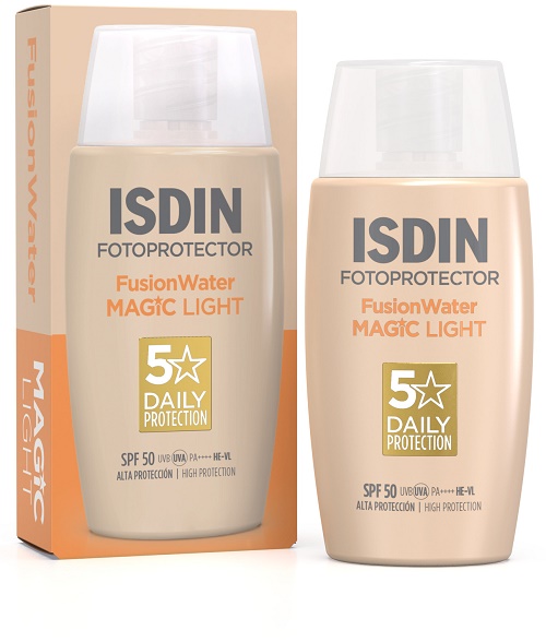 FUSION WATER MAGIC COLOR LIGHT SPF50 50 ML - Fontenova srl