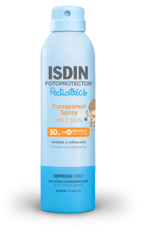 TRANSPARENT SPRAY WET SKIN PEDIATRICS SPF50 250 ML - Fontenova srl