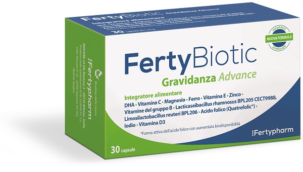 FERTYBIOTIC GRAVIDANZA ADVANCE 30 CAPSULE DA 1,15 G - Fontenova srl
