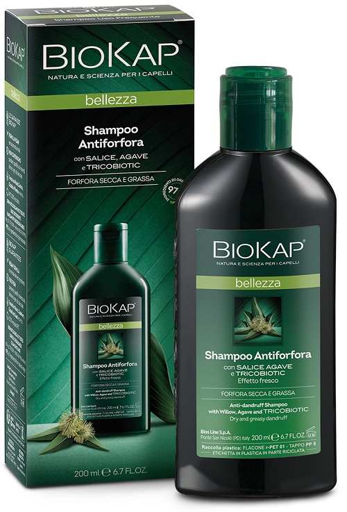 BIOKAP BELLEZZA SHAMPOO ANTIFORFORA CON TRICOBIOTIC 200 ML - Fontenova srl