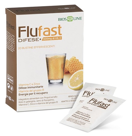 APIX PROPOLI FLUFAST DIFESE+ 20 BUSTINE EFFERVESCENTI BIOSLINE - Fontenova srl