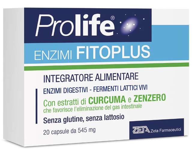 PROLIFE ENZIMI FITOPLUS 20 CAPSULE - Fontenova srl