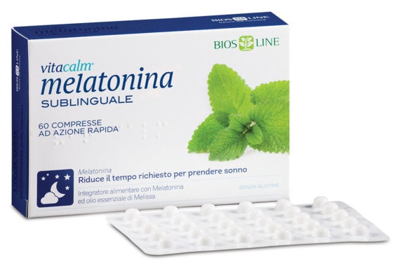 VITACALM MELATONINA 120 COMPRESSE SUBLINGUALI - Fontenova srl