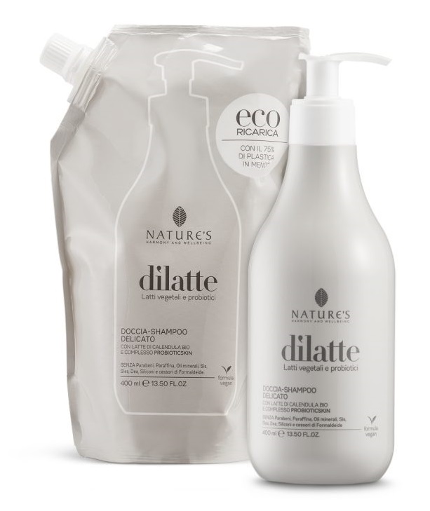 NATURE'S DILATTE DOCCIASHAMPOO RICARICA 400 ML - Fontenova srl