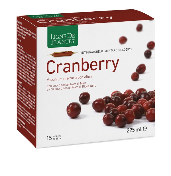 CRANBERRY BIOLOGICO 15 AMPOLLE BEVIBILI DA 15 ML - Fontenova srl