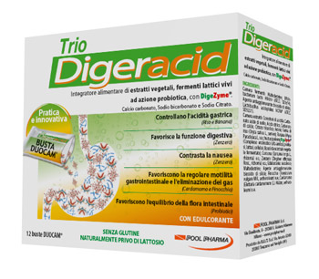 TRIO DIGERACID 12 BUSTINE - Fontenova srl