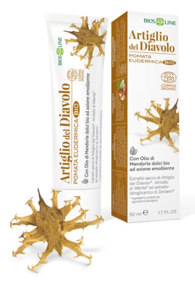 BIOSLINE ARTIGLIO DEL DIAVOLO POMATA EUDERMICA BIO CERT ECOCERT 50 ML - Fontenova srl