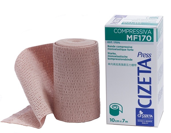 CIZETA PRESS COMPRESSIVA MF170 BENDA MONOELASTICA FORTE EST M 7X10 CM - Fontenova srl