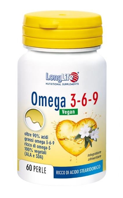 LONGLIFE OMEGA 3-6-9 VEGAN 750 MG 60 PERLE VEGETALI - Fontenova srl