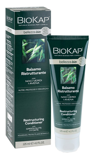 BIOKAP BELLEZZA BIO BALSAMO RISTRUTTURANTE COSMOS ECOCERT 125 ML BIOSLINE - Fontenova srl