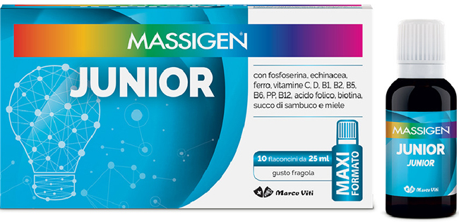 MASSIGEN JUNIOR 10 FLACONI DA 25 ML - Fontenova srl