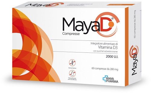 MAYA D 60 COMPRESSE MASTICABILI DA 280 MG - Fontenova srl